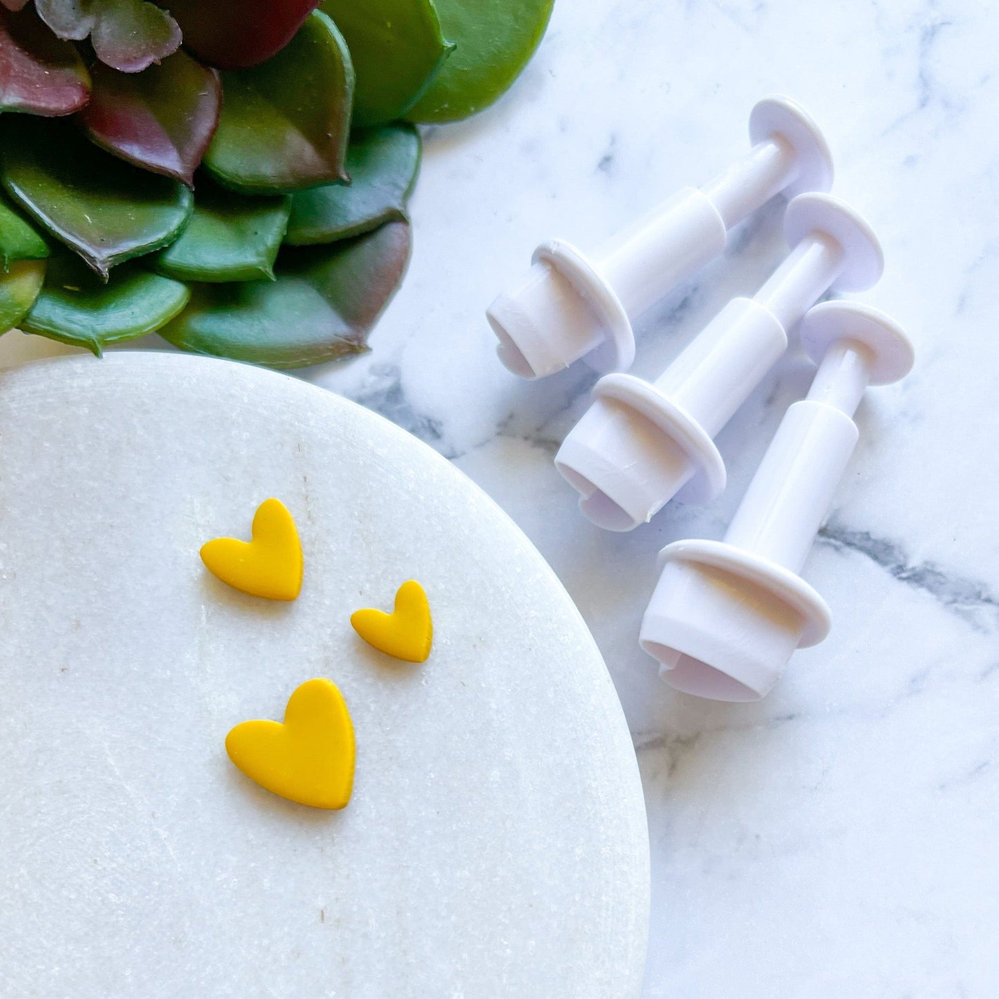 kitandco.com.au Cutter Heart Push Cutter Set (3 pcs)