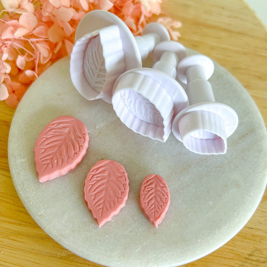 kitandco.com.au Cutter Leaf Push Cutter (3 pcs)