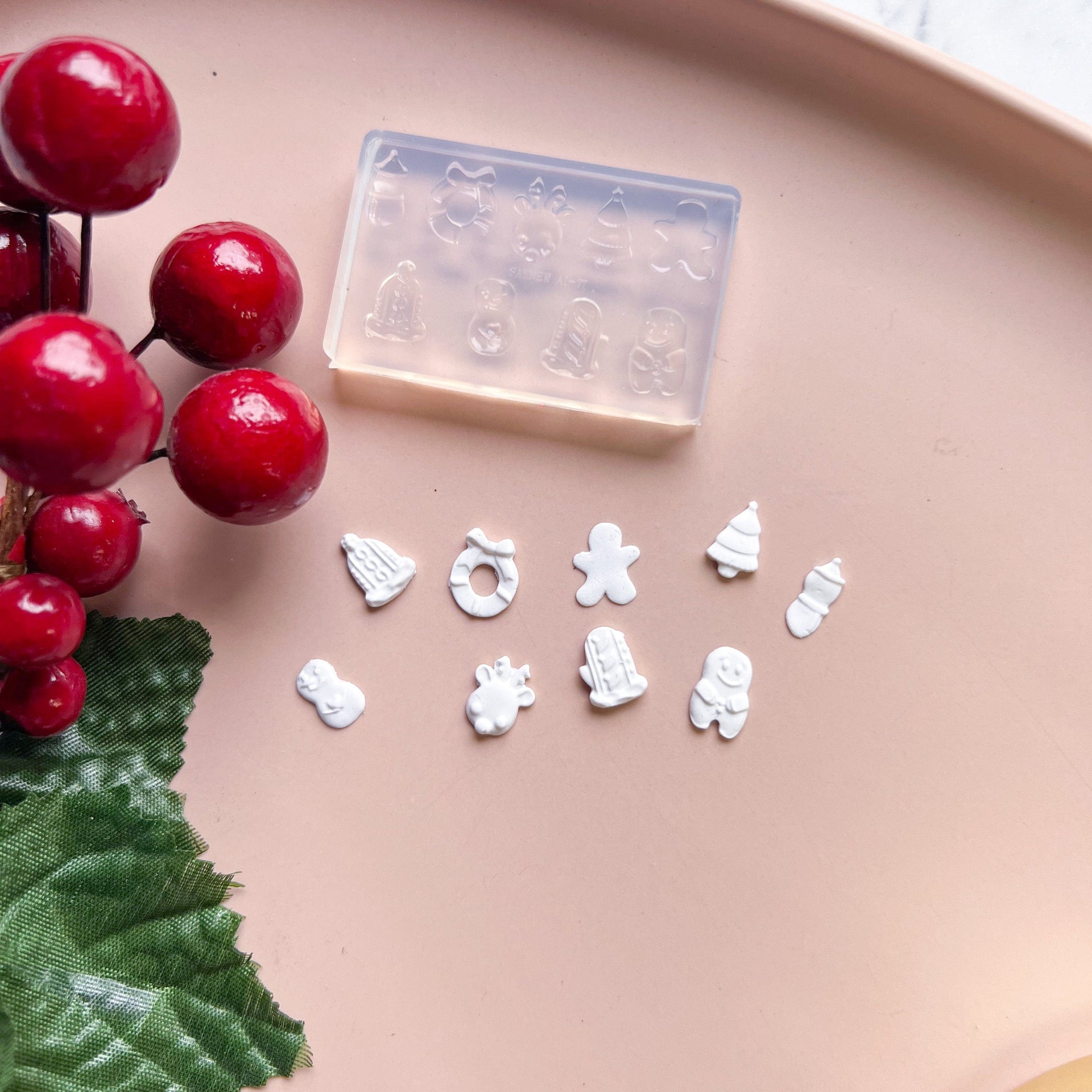 kitandco.com.au Mould "Christmas" Micro Mould - Silicone Mould