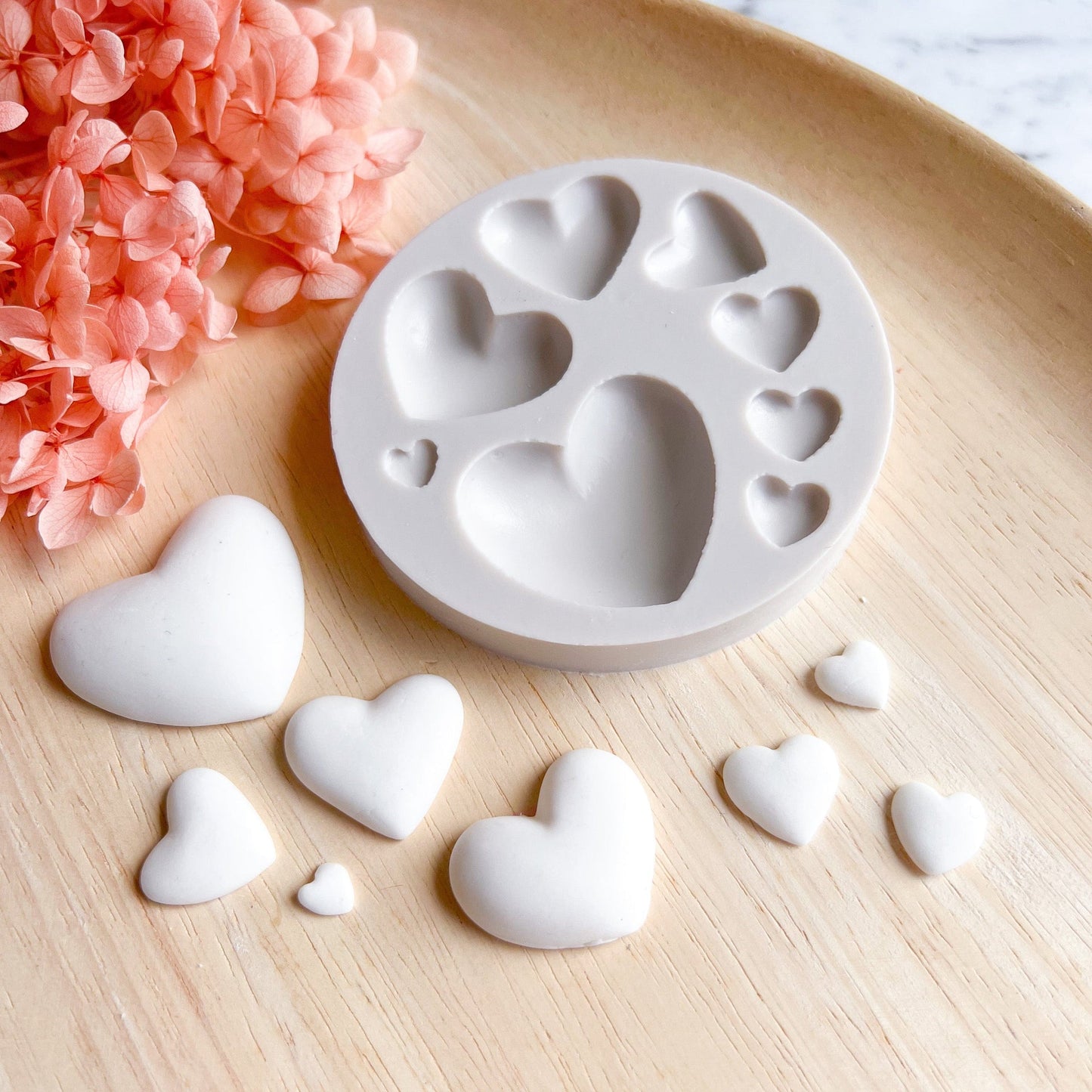 kitandco.com.au Mould "Hearts" - Silicone Mould