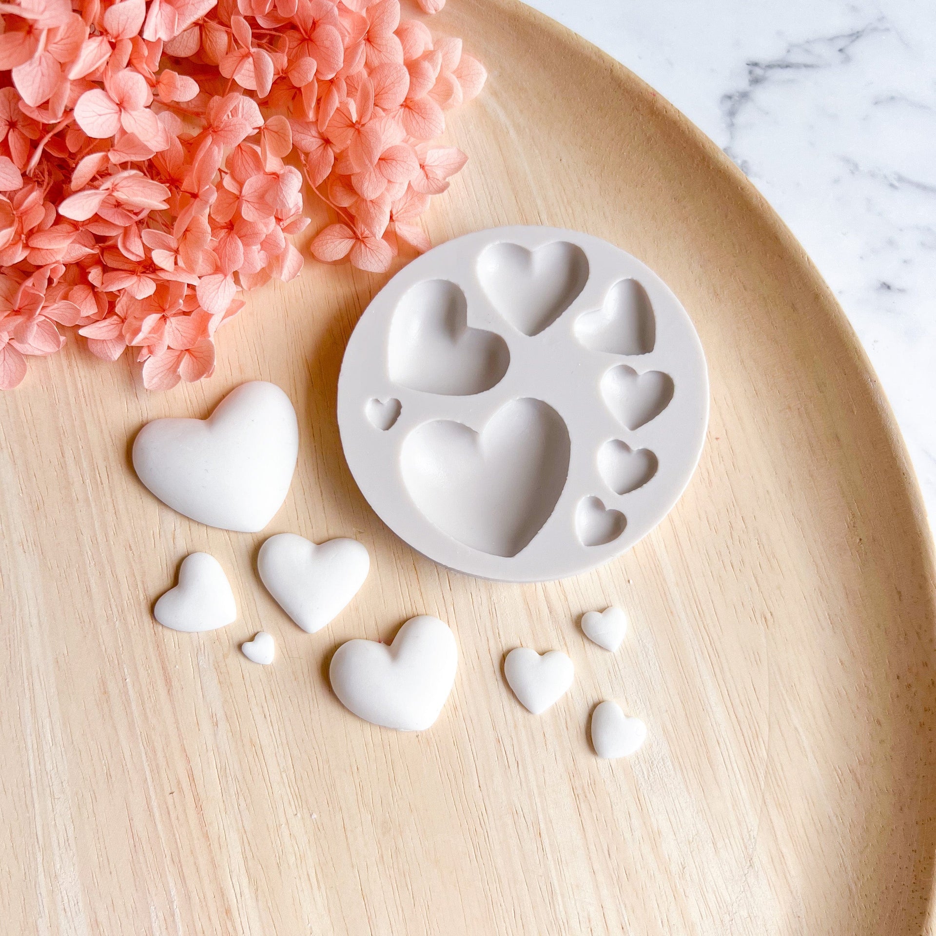 kitandco.com.au Mould "Hearts" - Silicone Mould