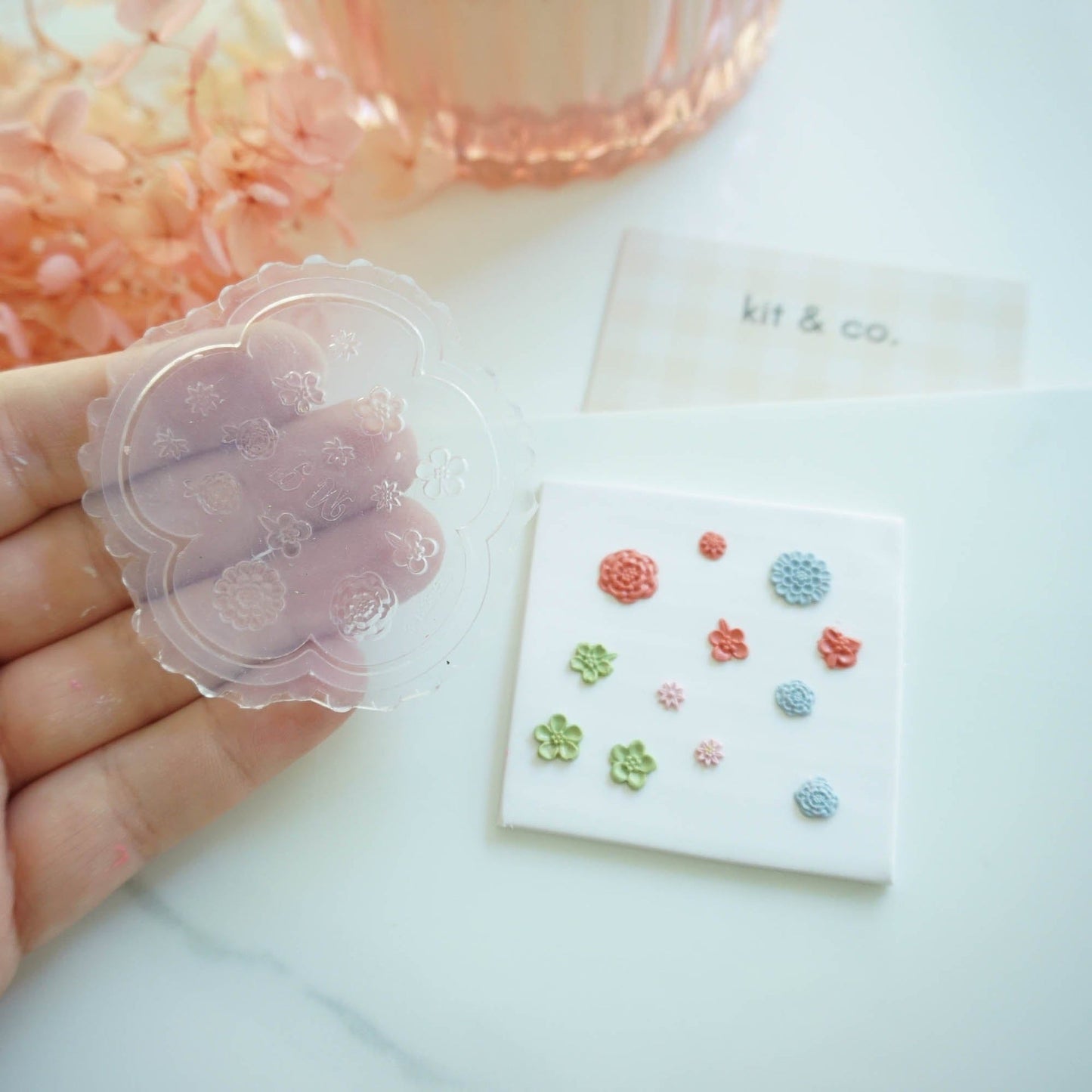 kitandco.com.au Mould "Micro Flowers #2" - Silicone Mould