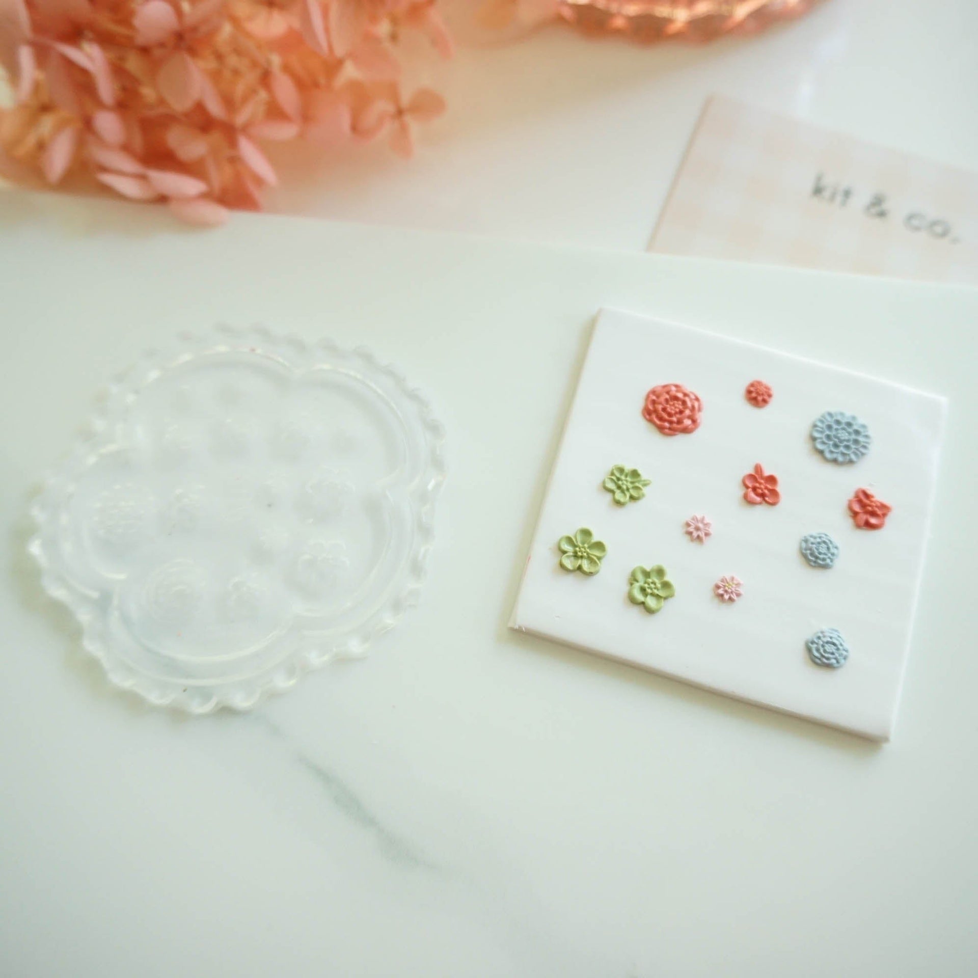 kitandco.com.au Mould "Micro Flowers #2" - Silicone Mould