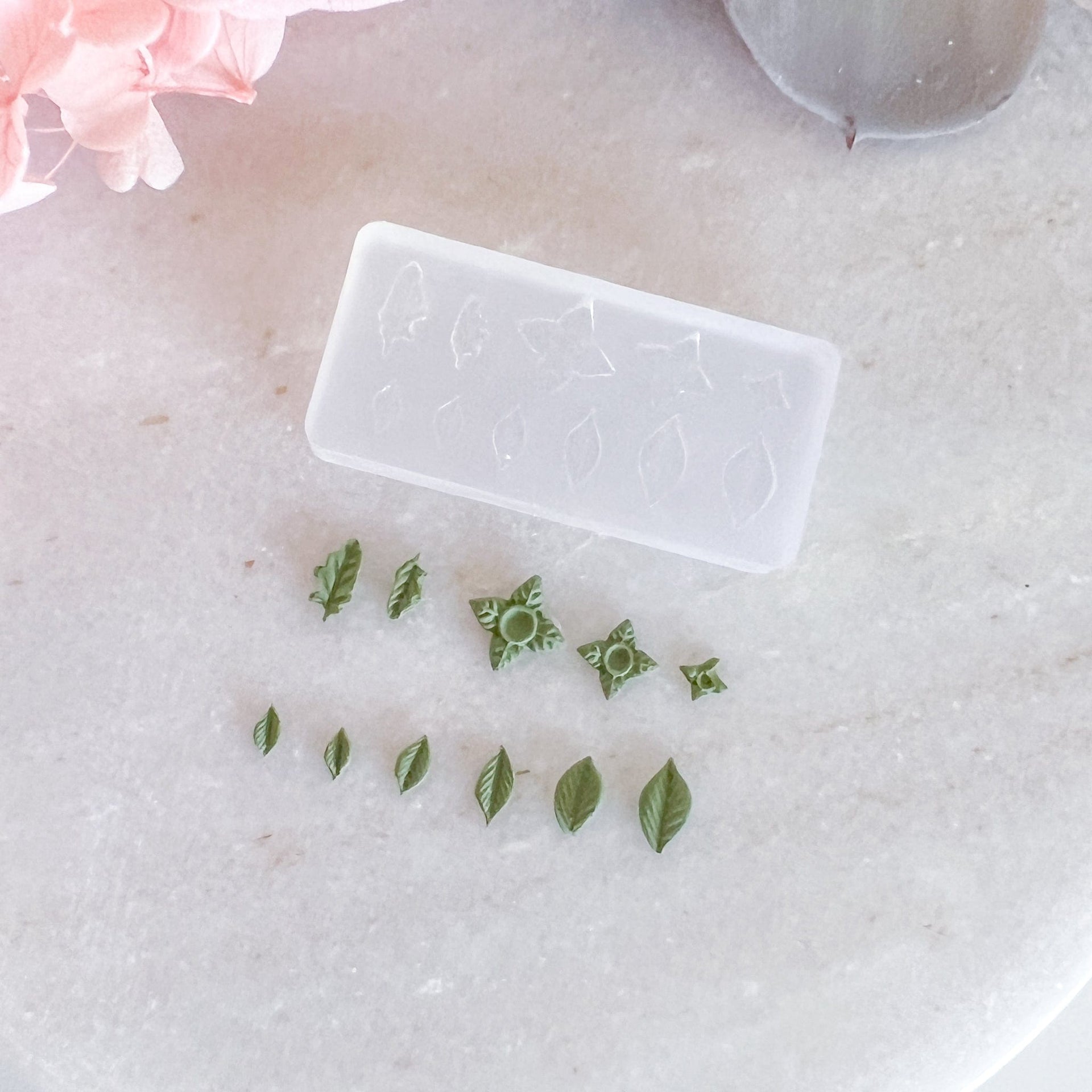 kitandco.com.au Mould "Micro Leaf" #1 - Silicone Mould