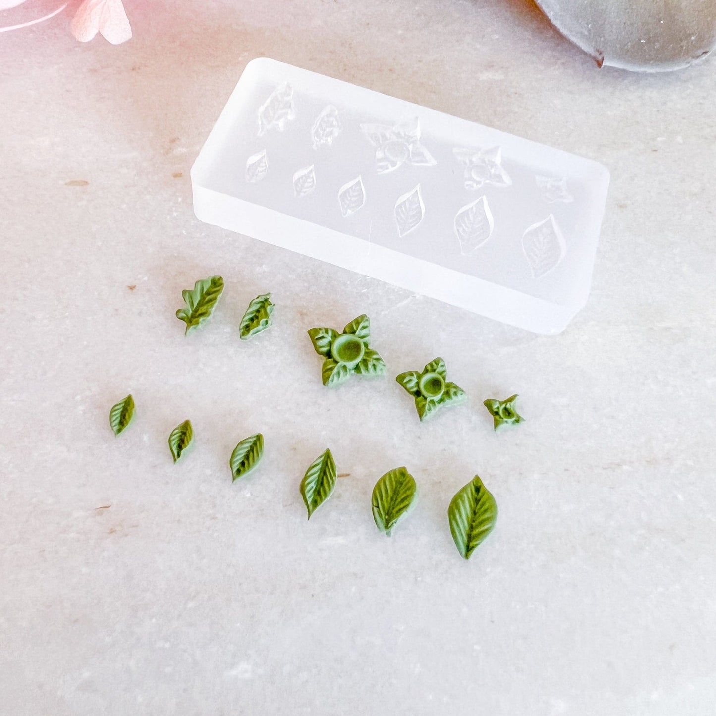 kitandco.com.au Mould "Micro Leaf" #1 - Silicone Mould