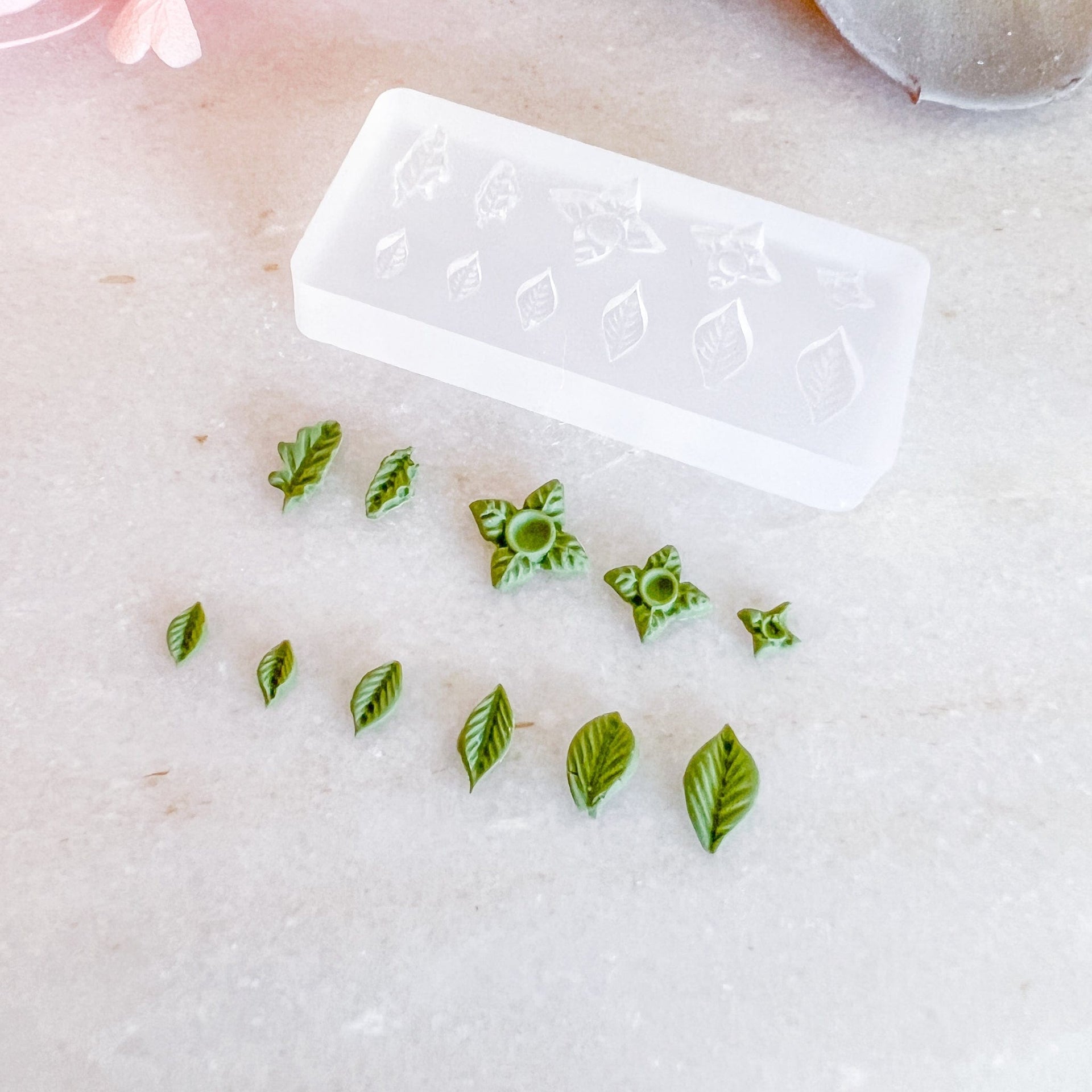 kitandco.com.au Mould "Micro Leaf" #1 - Silicone Mould