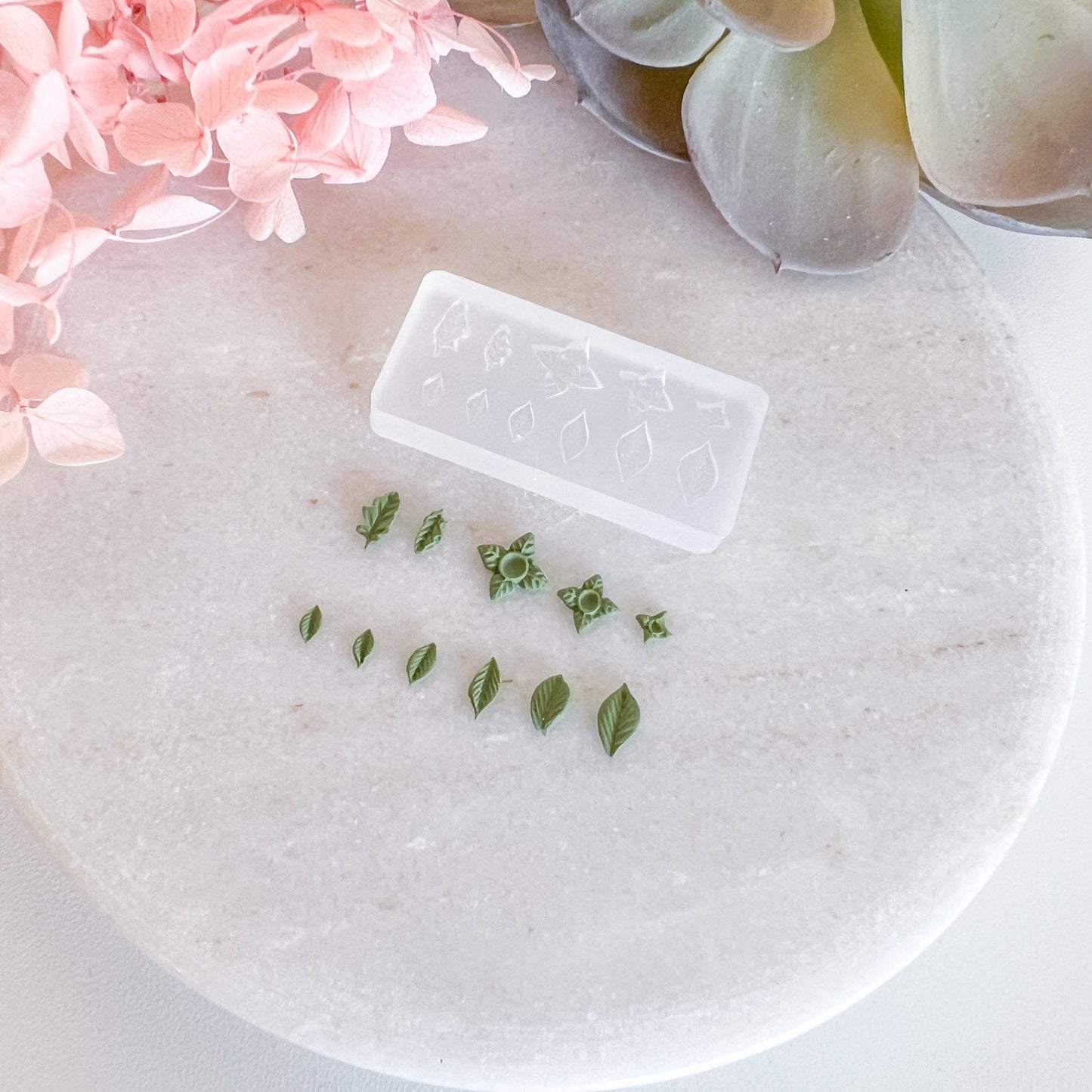 kitandco.com.au Mould "Micro Leaf" #1 - Silicone Mould
