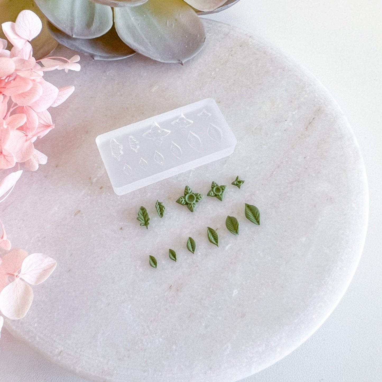 kitandco.com.au Mould "Micro Leaf" #1 - Silicone Mould