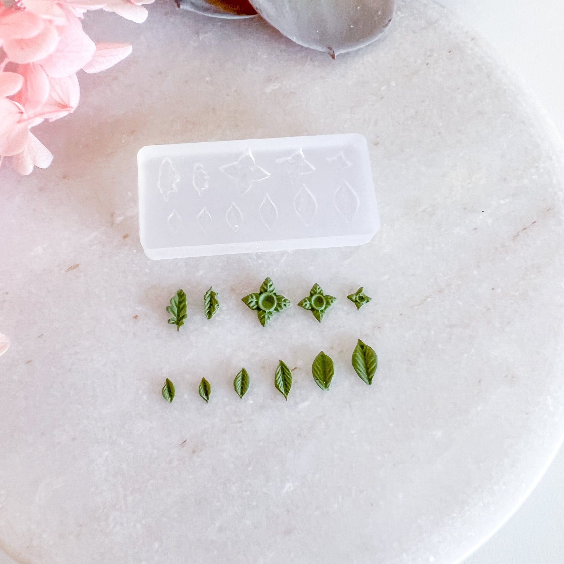 kitandco.com.au Mould "Micro Leaf" #1 - Silicone Mould