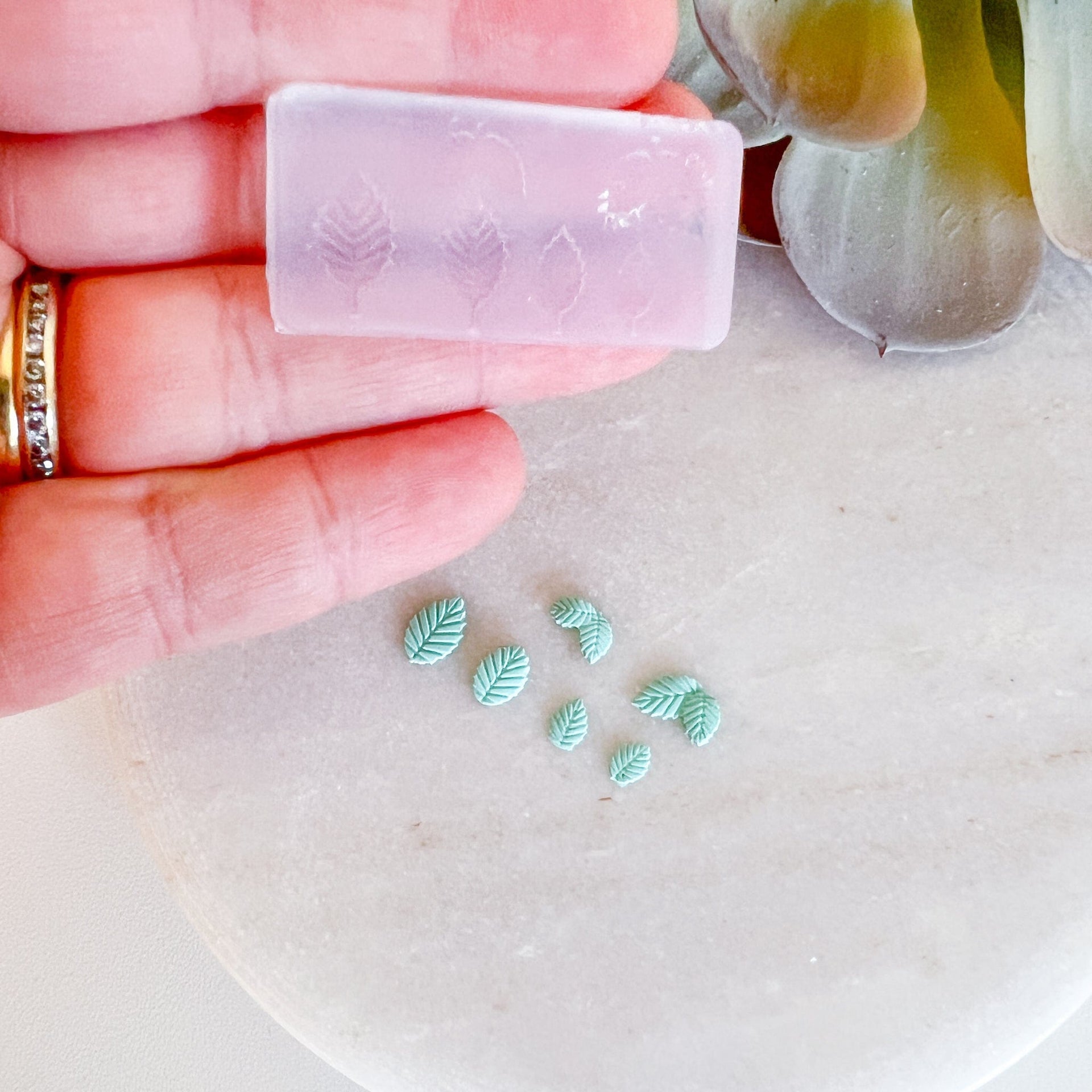 kitandco.com.au Mould "Micro Leaf" #2 - Silicone Mould