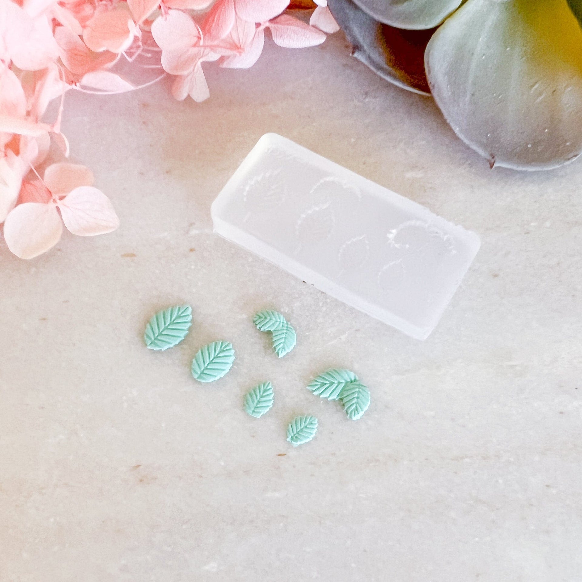 kitandco.com.au Mould "Micro Leaf" #2 - Silicone Mould