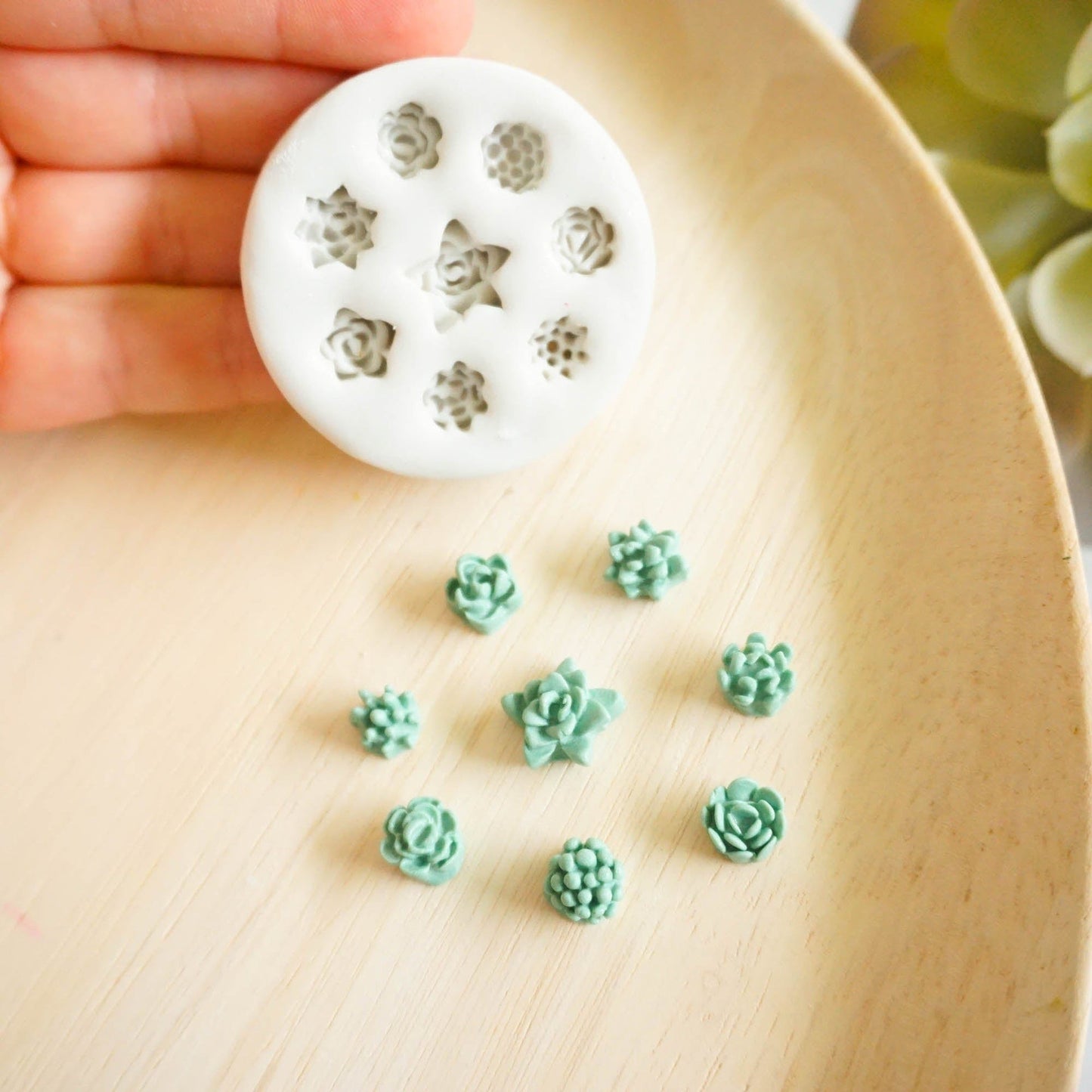 kitandco.com.au Mould "Mini Succulents" - Silicone Mould