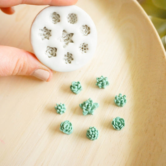 kitandco.com.au Mould "Mini Succulents" - Silicone Mould
