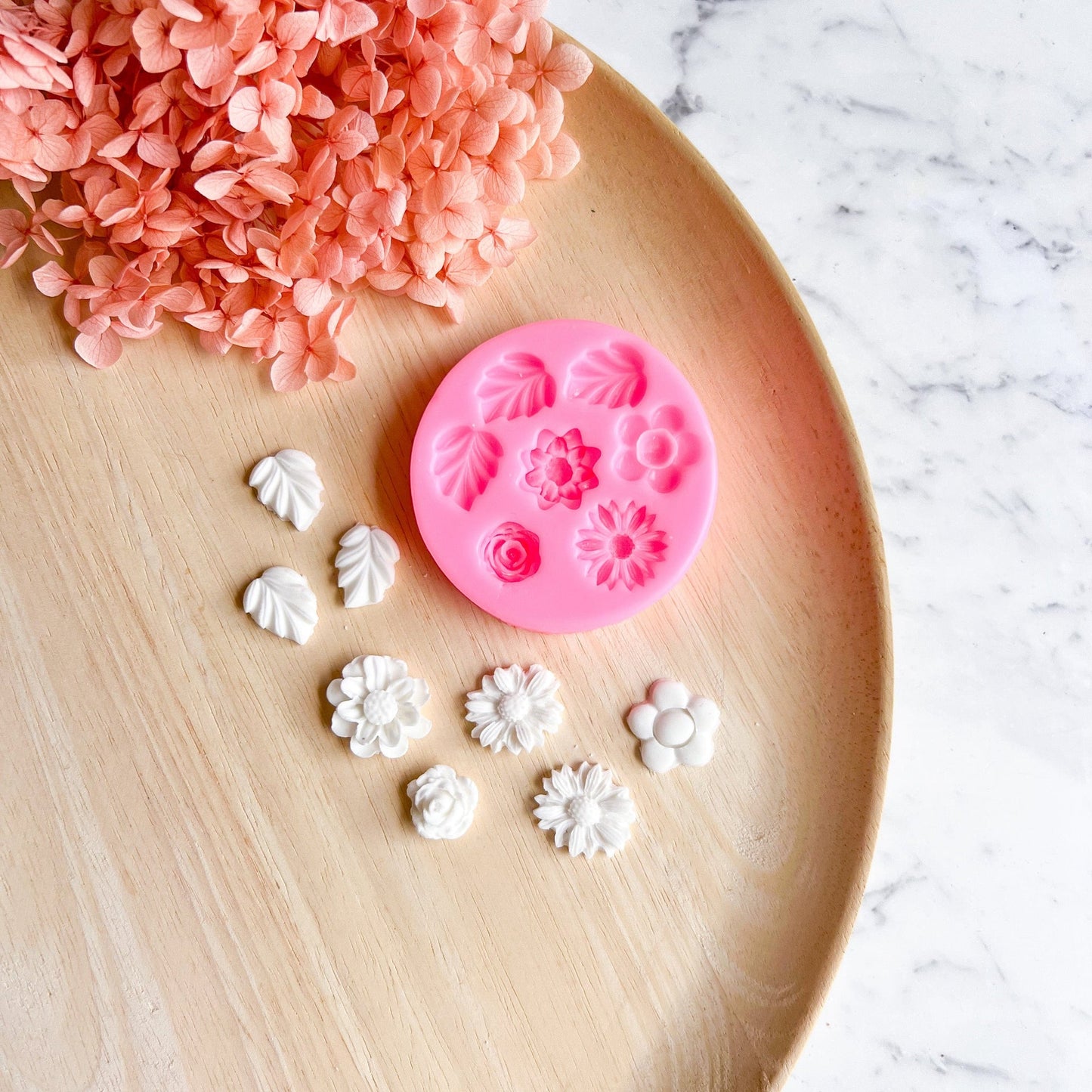 kitandco.com.au Mould "Mixed Florals" - Silicone Mould