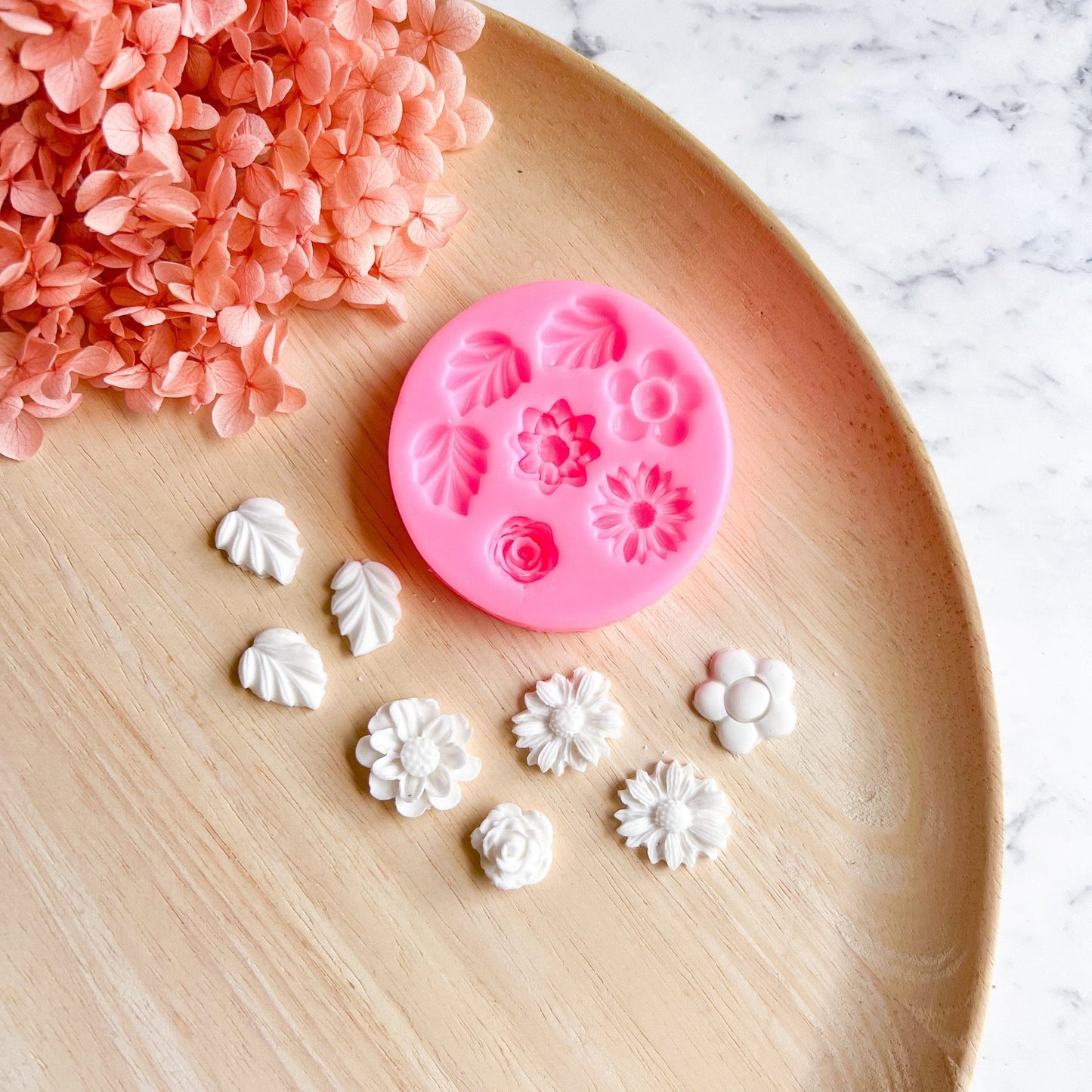 kitandco.com.au Mould "Mixed Florals" - Silicone Mould