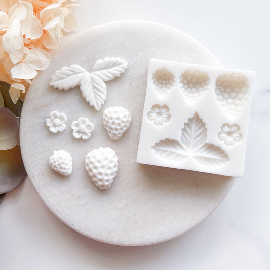 kitandco.com.au Mould "Strawberries" - Silicone Mould