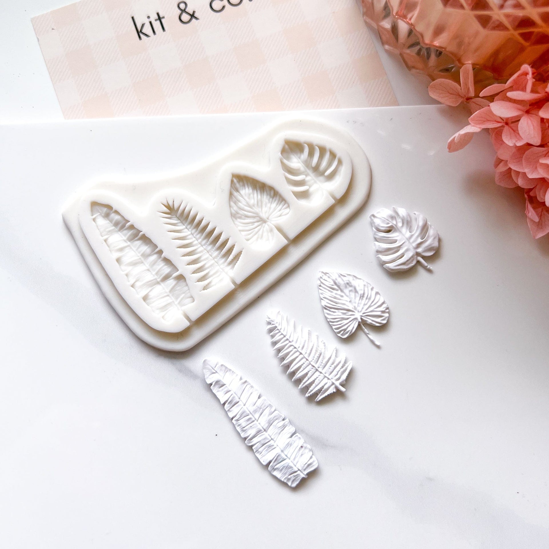 kitandco.com.au Mould "Tropical Leaves" - Silicone Mould