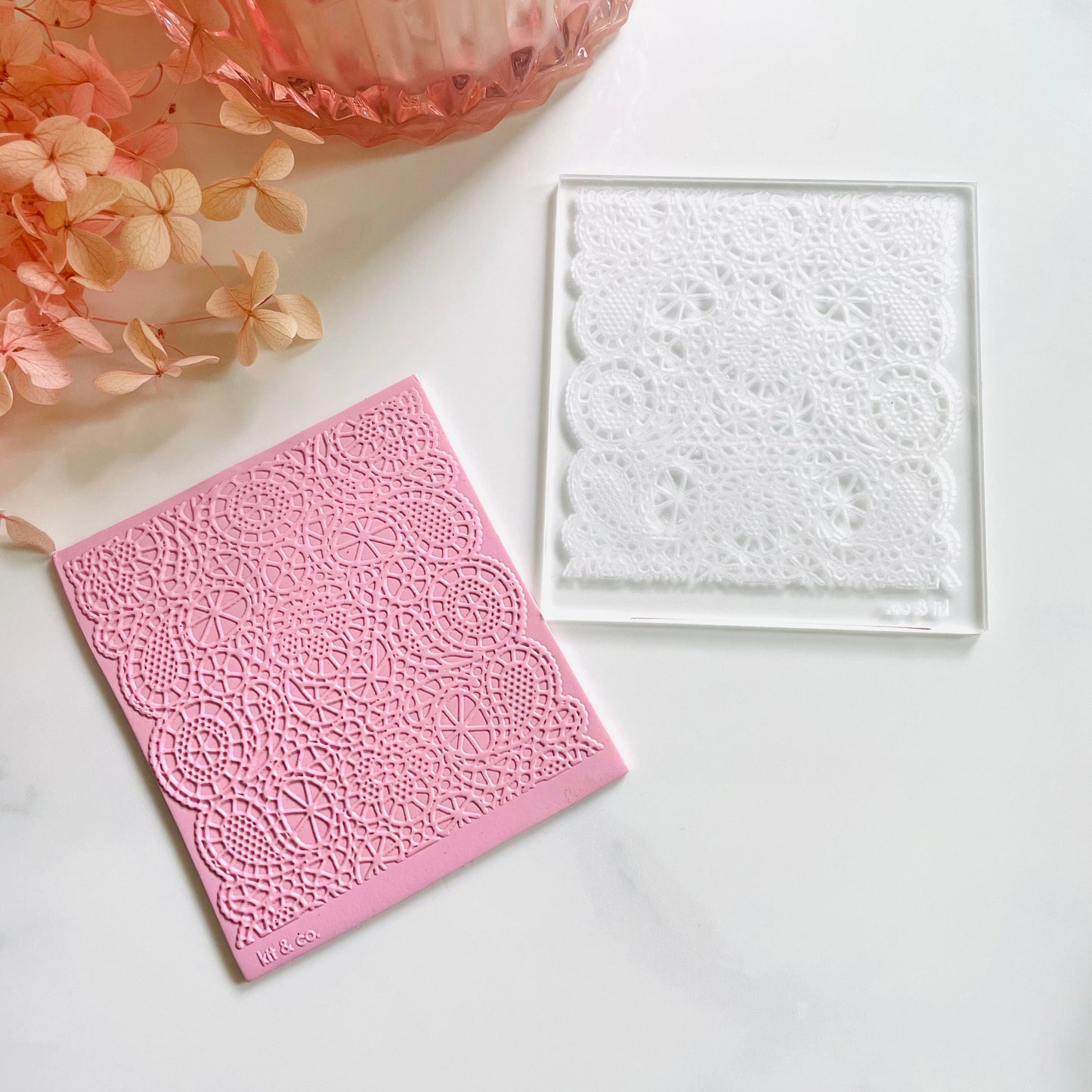 kitandco.com.au Stamp Lace #1 - Large Texture Plate