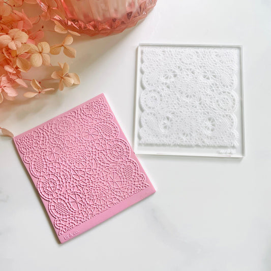kitandco.com.au Stamp Lace #1 - Large Texture Plate