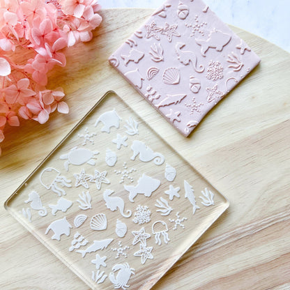 kitandco.com.au Stamp "Under the Sea" - Large Texture Plate
