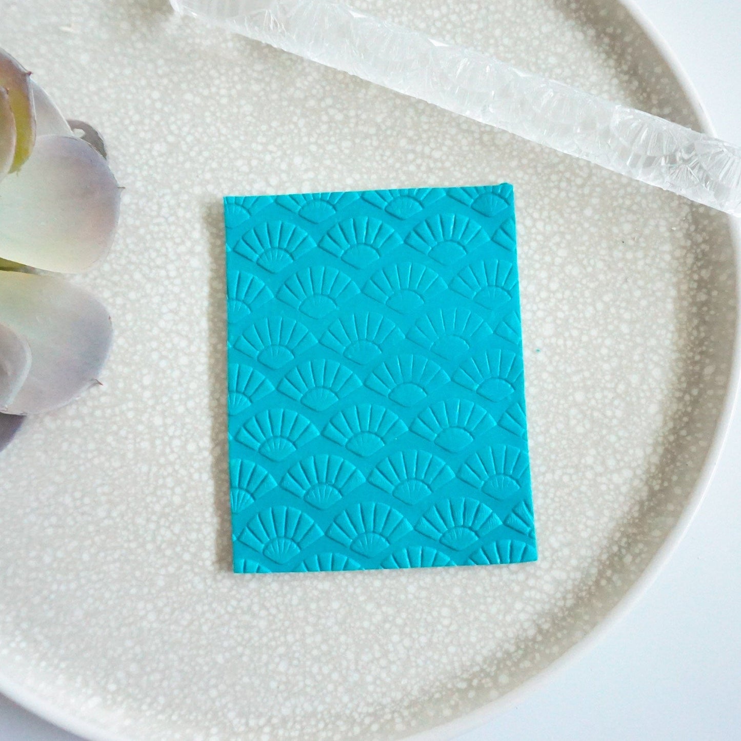 kitandco.com.au Texture Roller Acrylic "Asian Fan" - Acrylic Texture Roller