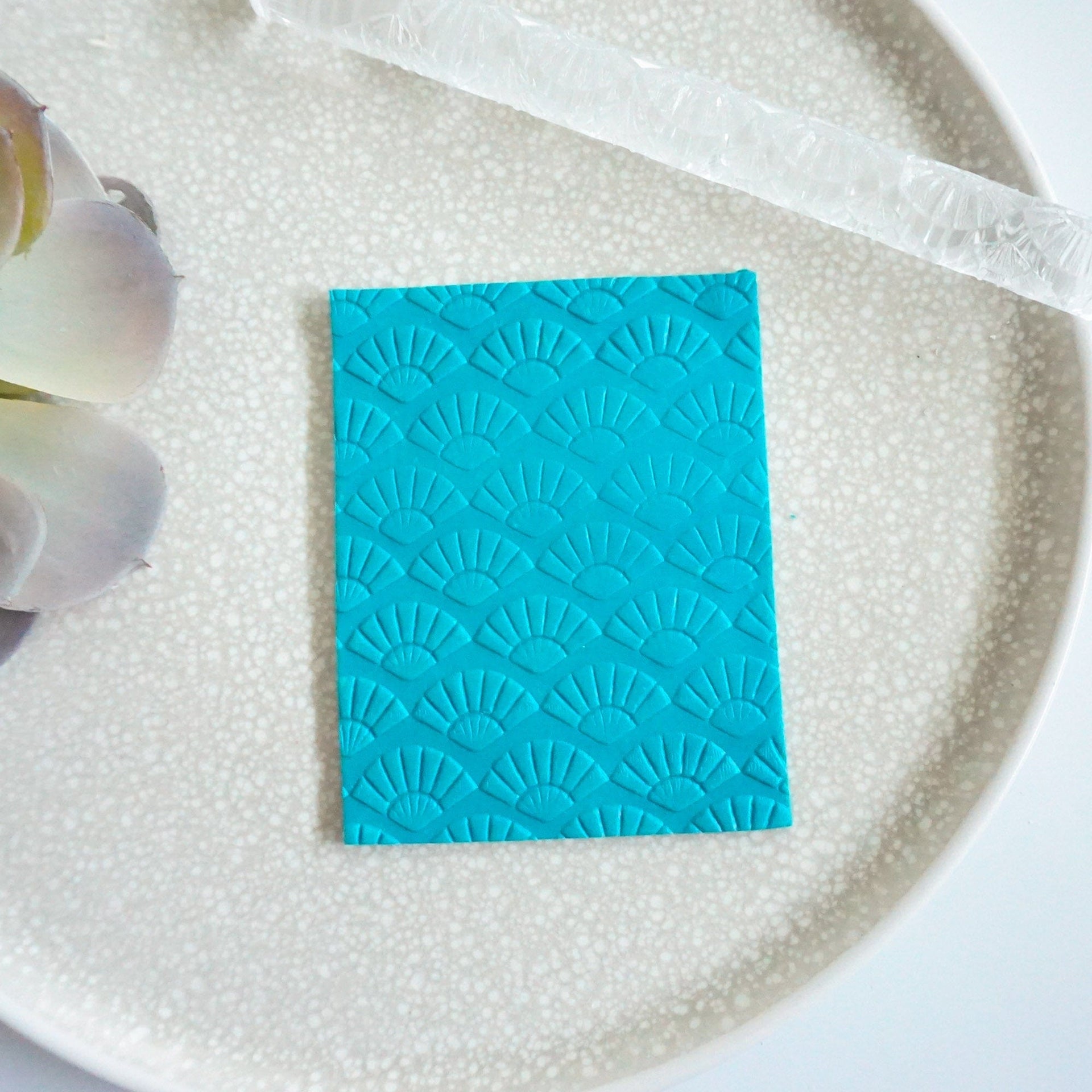 kitandco.com.au Texture Roller Acrylic "Asian Fan" - Acrylic Texture Roller