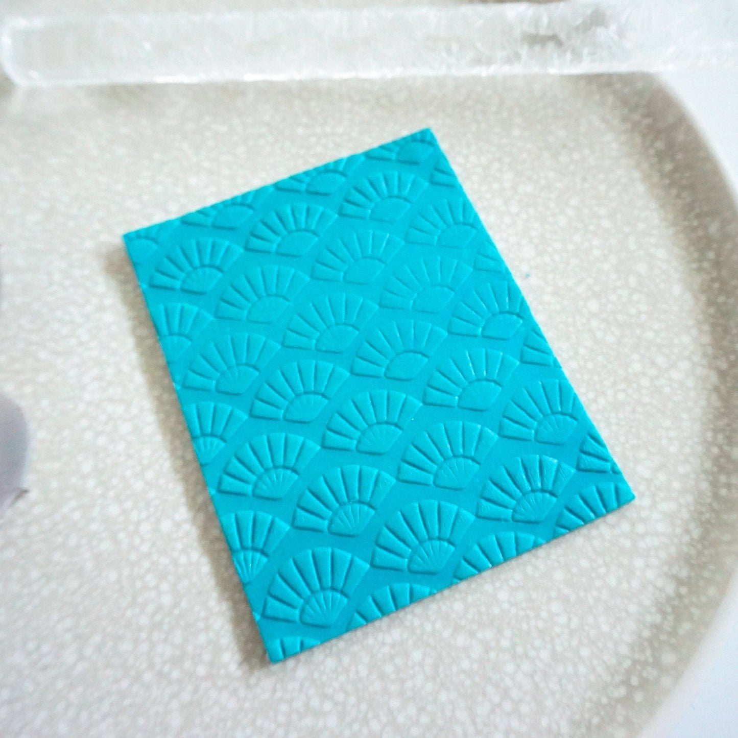 kitandco.com.au Texture Roller Acrylic "Asian Fan" - Acrylic Texture Roller