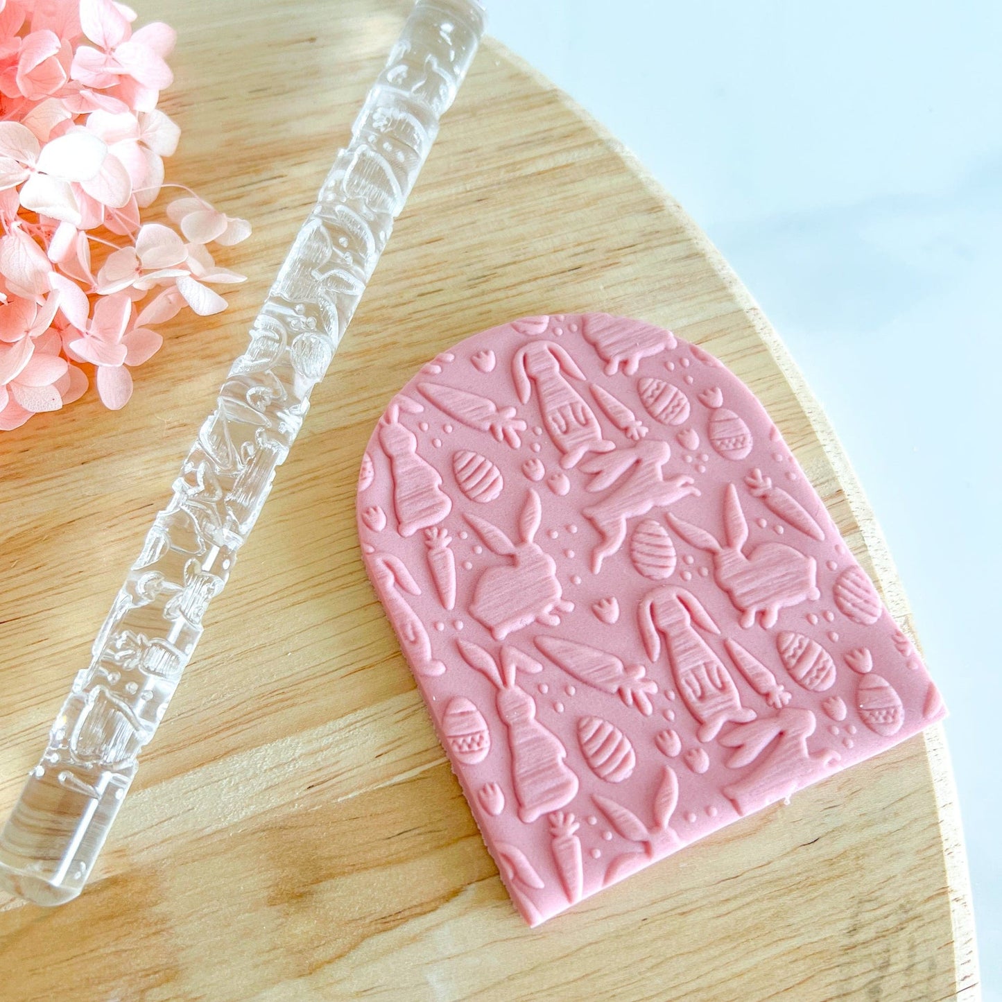 kitandco.com.au Texture Roller Acrylic "Easter" - Acrylic Texture Roller