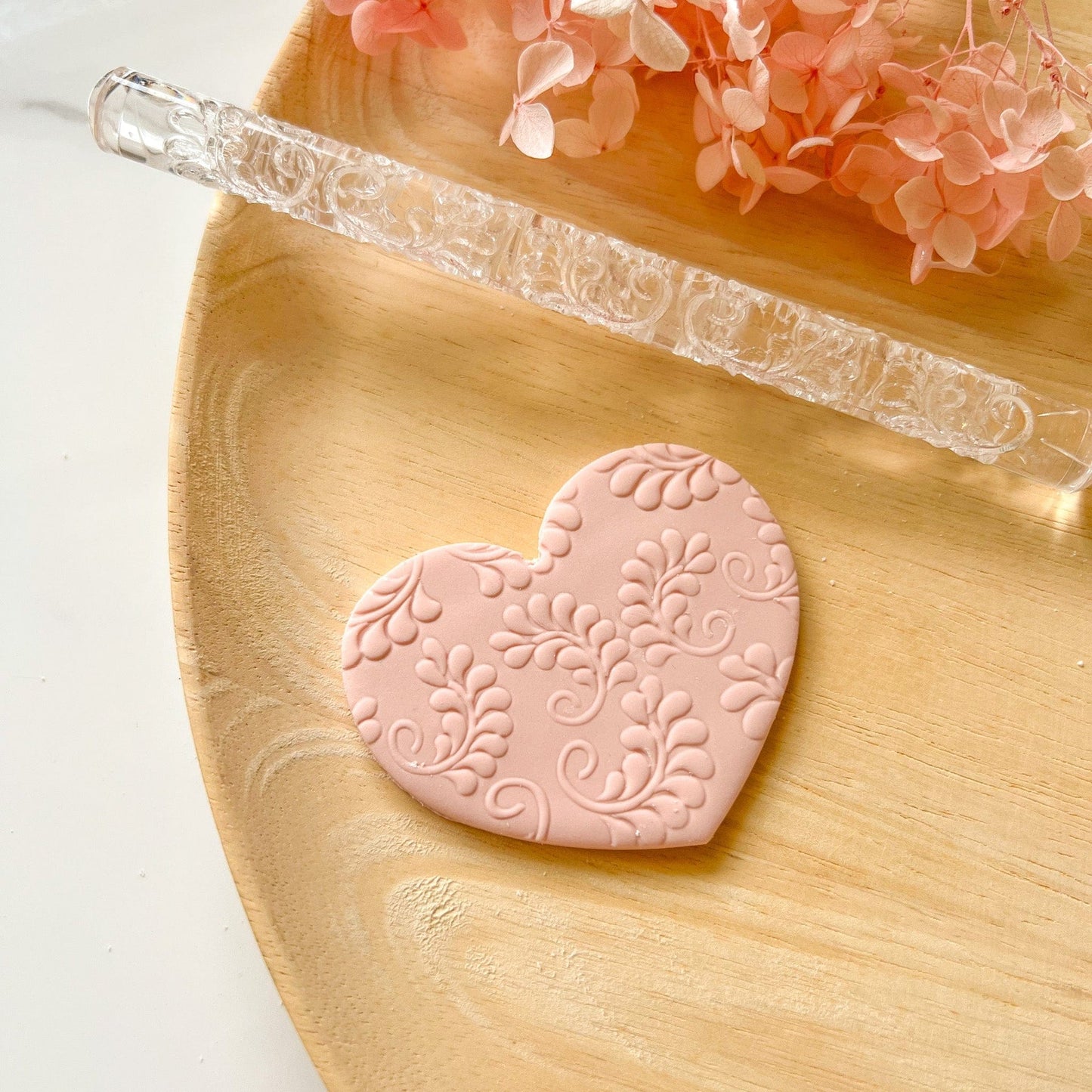 kitandco.com.au Texture Roller Acrylic "Fern" - Acrylic Texture Roller