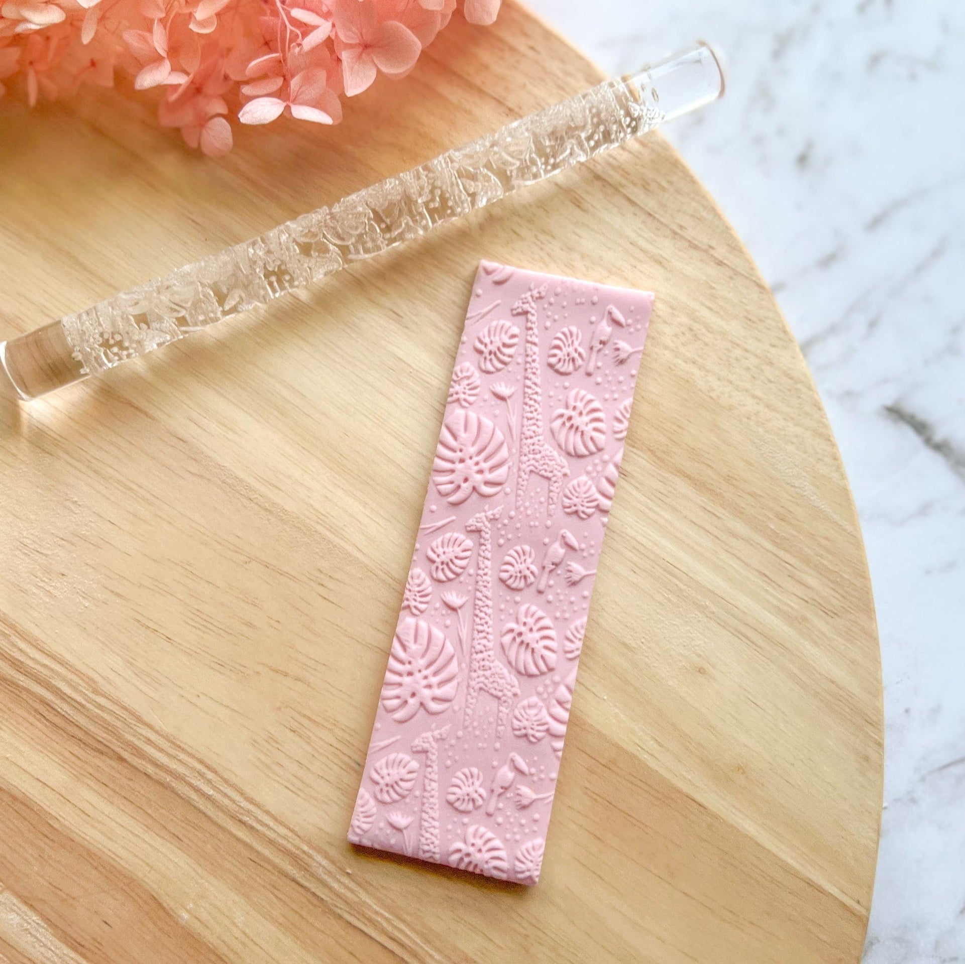 kitandco.com.au Texture Roller Acrylic "Jungle" - Acrylic Texture Roller