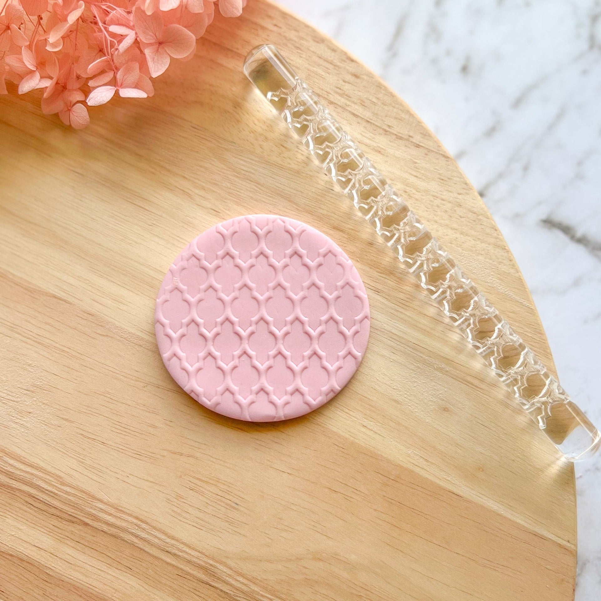 kitandco.com.au Texture Roller Acrylic "Moroccan" - Acrylic Texture Roller