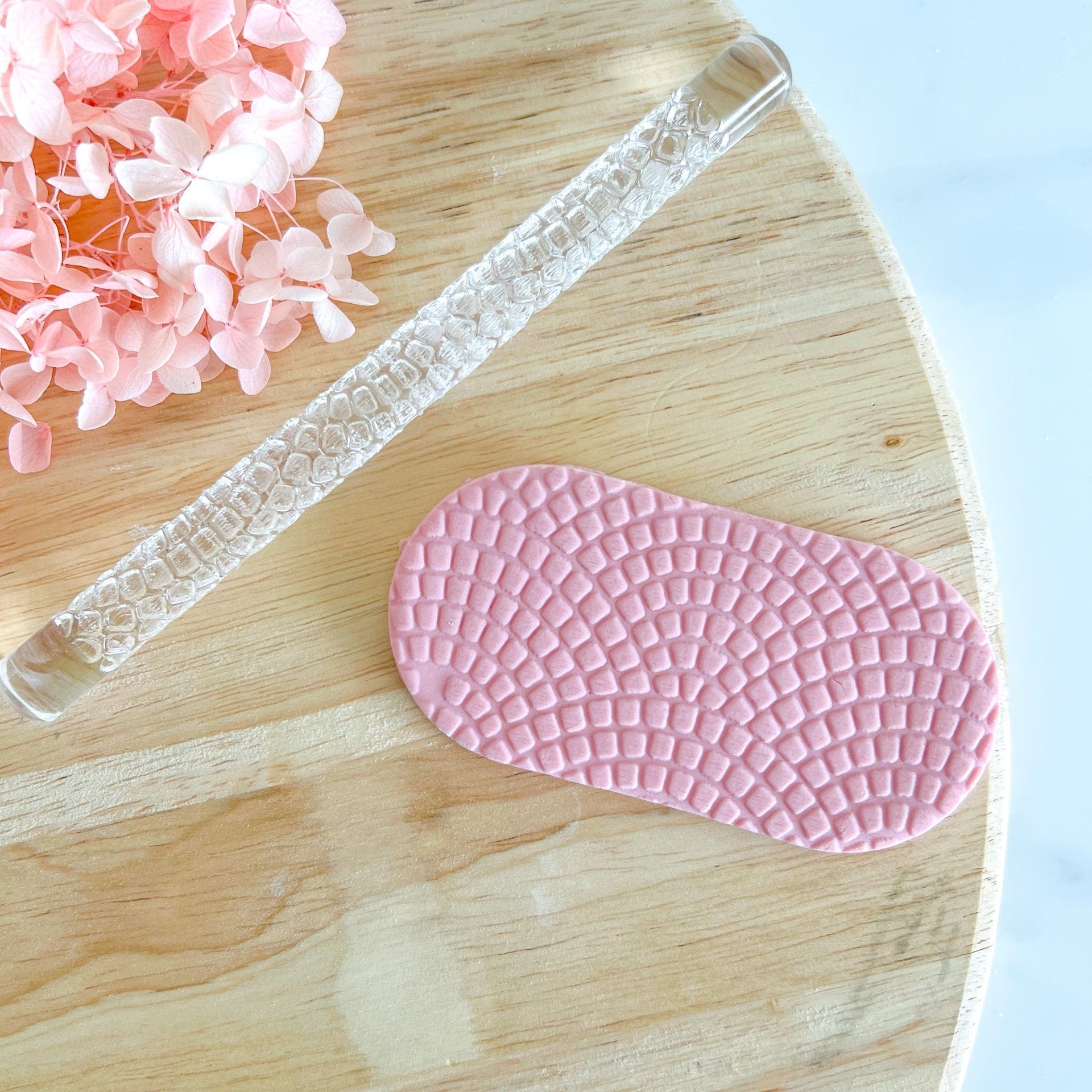 kitandco.com.au Texture Roller Acrylic "Mosaic" - Acrylic Texture Roller