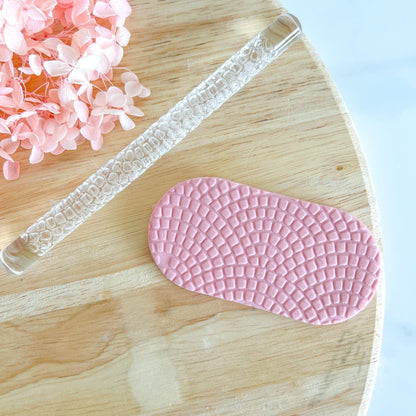 kitandco.com.au Texture Roller Acrylic "Mosaic" - Acrylic Texture Roller