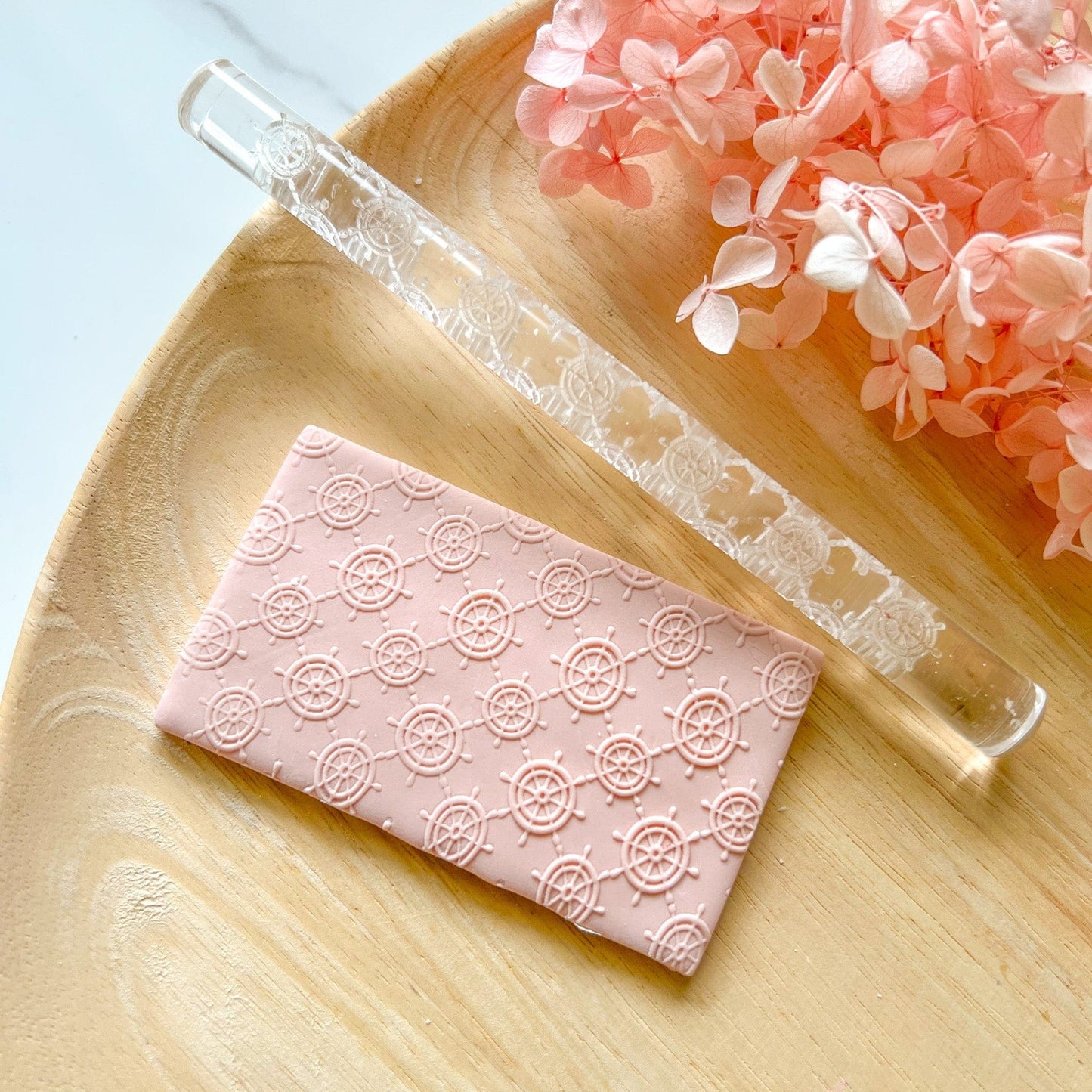 kitandco.com.au Texture Roller Acrylic "Nautical" - Acrylic Texture Roller