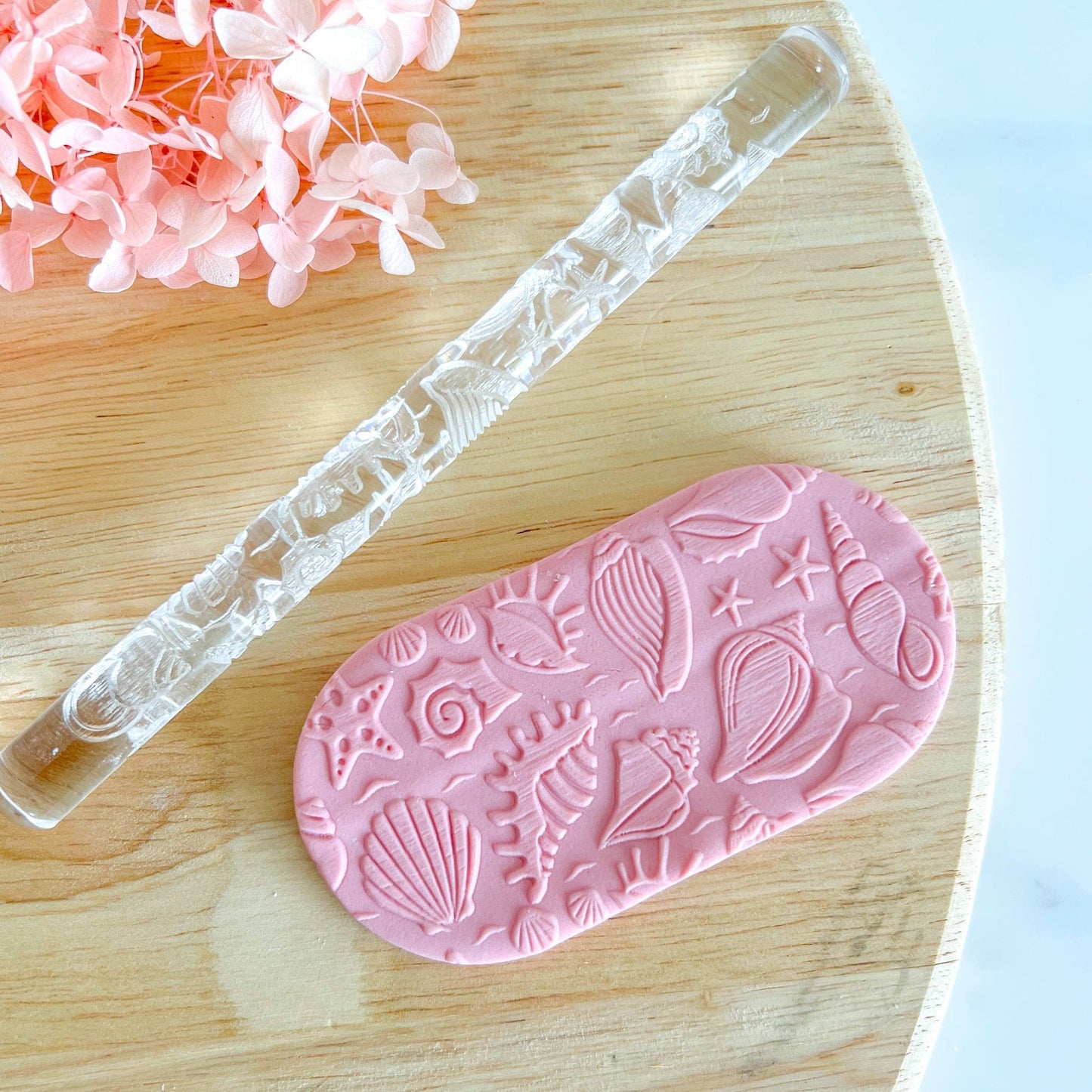 kitandco.com.au Texture Roller Acrylic "Seaside" - Acrylic Texture Roller