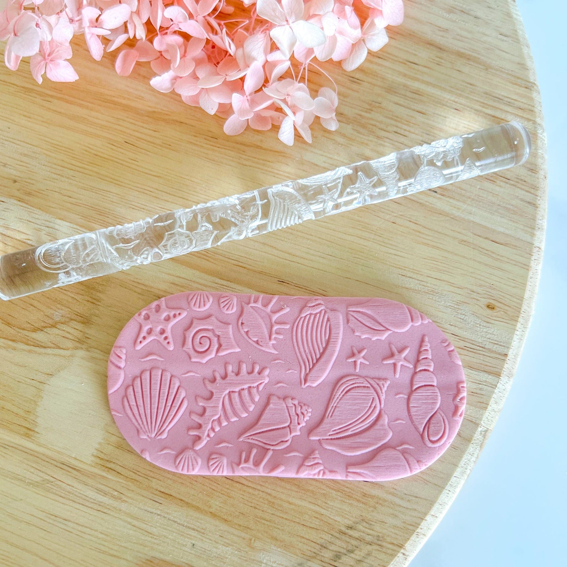 kitandco.com.au Texture Roller Acrylic "Seaside" - Acrylic Texture Roller