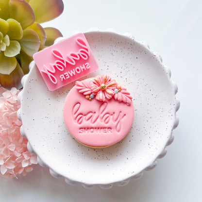 "Baby Shower #2" Fondant Stamp