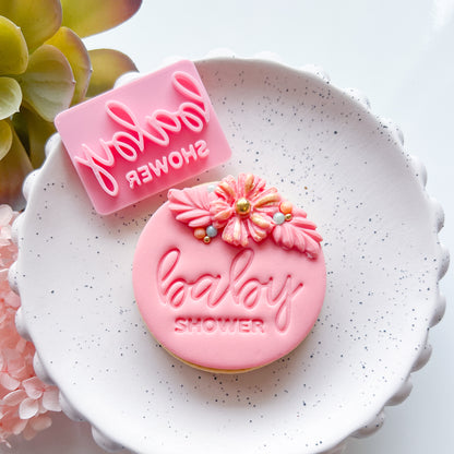 "Baby Shower #2" Fondant Stamp
