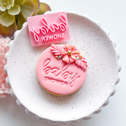 "Baby Shower #2" Fondant Stamp