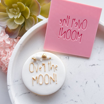 "Over the Moon" - Pop Stamp Plate