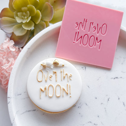 "Over the Moon" - Pop Stamp Plate