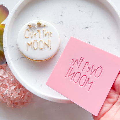 "Over the Moon" - Pop Stamp Plate