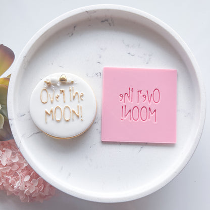 "Over the Moon" - Pop Stamp Plate