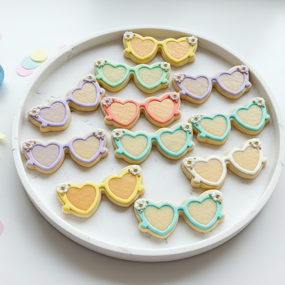"Heart Sunnies" - Cookie Cutter & Stamp
