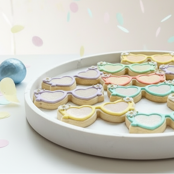 "Heart Sunnies" - Cookie Cutter & Stamp