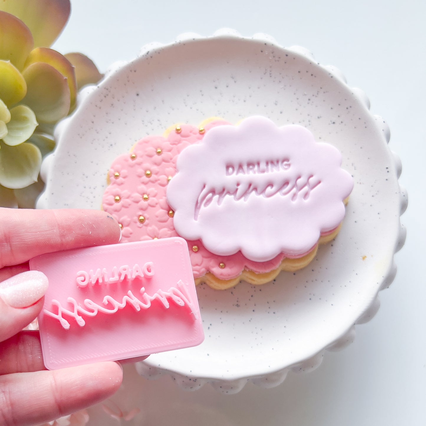 Darling Princess - Fondant Stamp