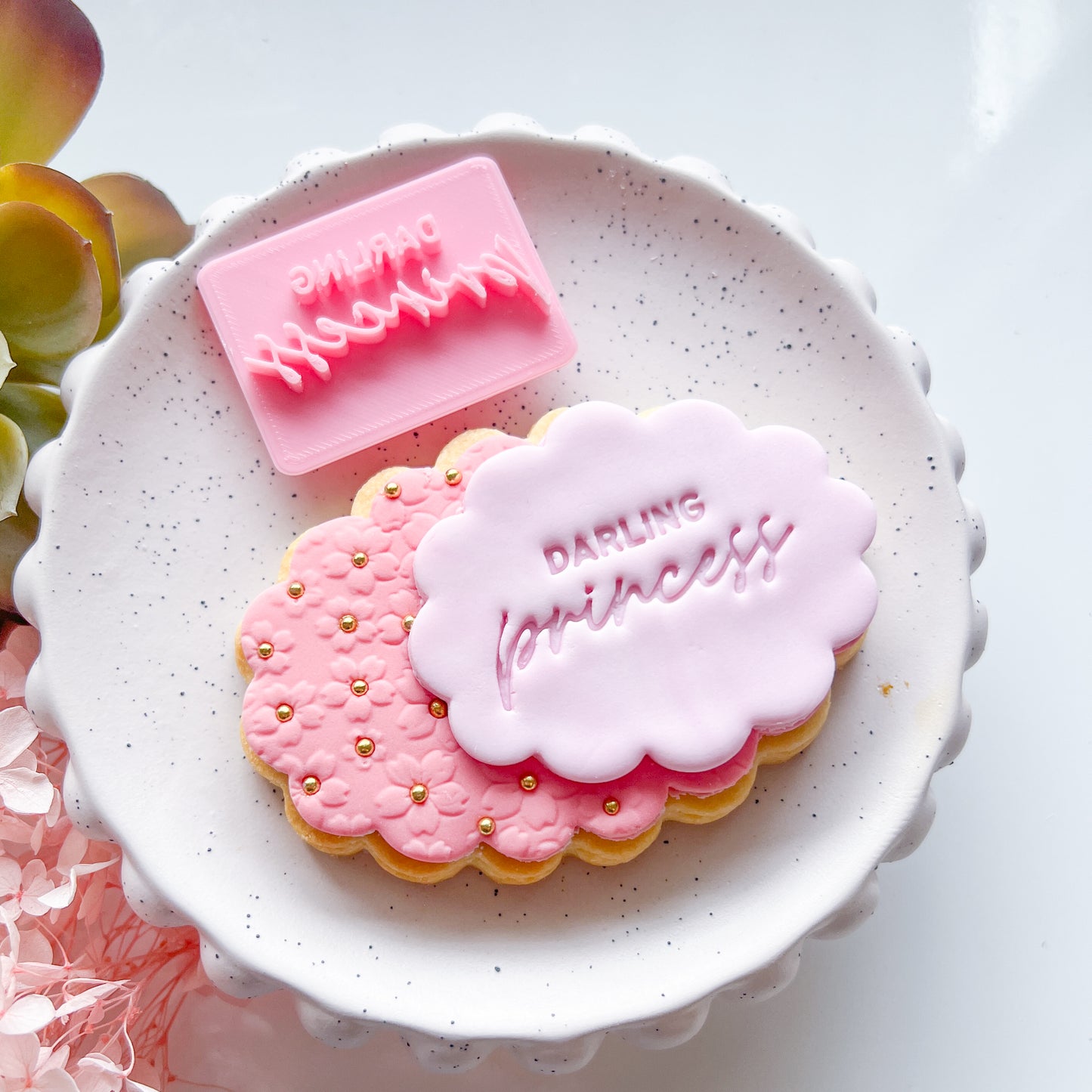 Darling Princess - Fondant Stamp