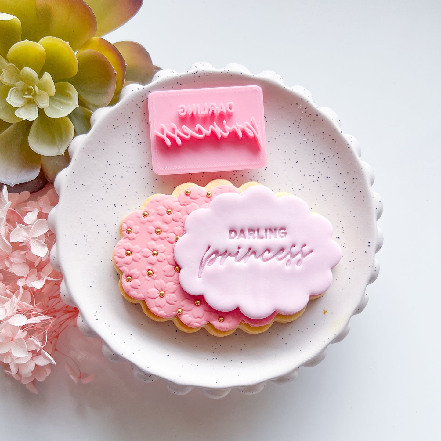 Darling Princess - Fondant Stamp