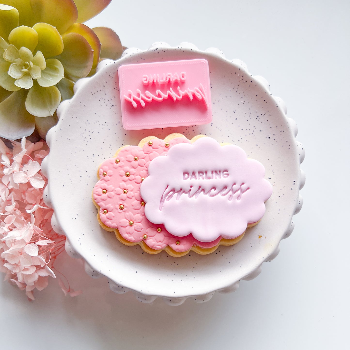 Darling Princess - Fondant Stamp