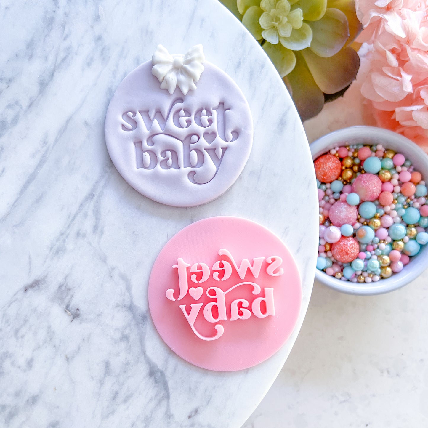 Sweet Baby - Fondant Stamp